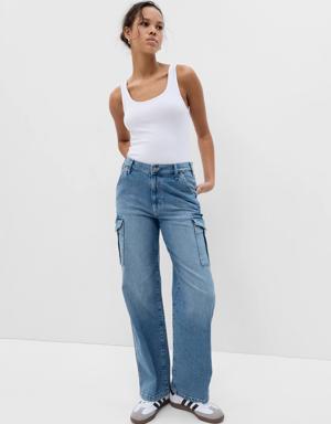 Gap Mid Rise '90s Loose Jeans blue