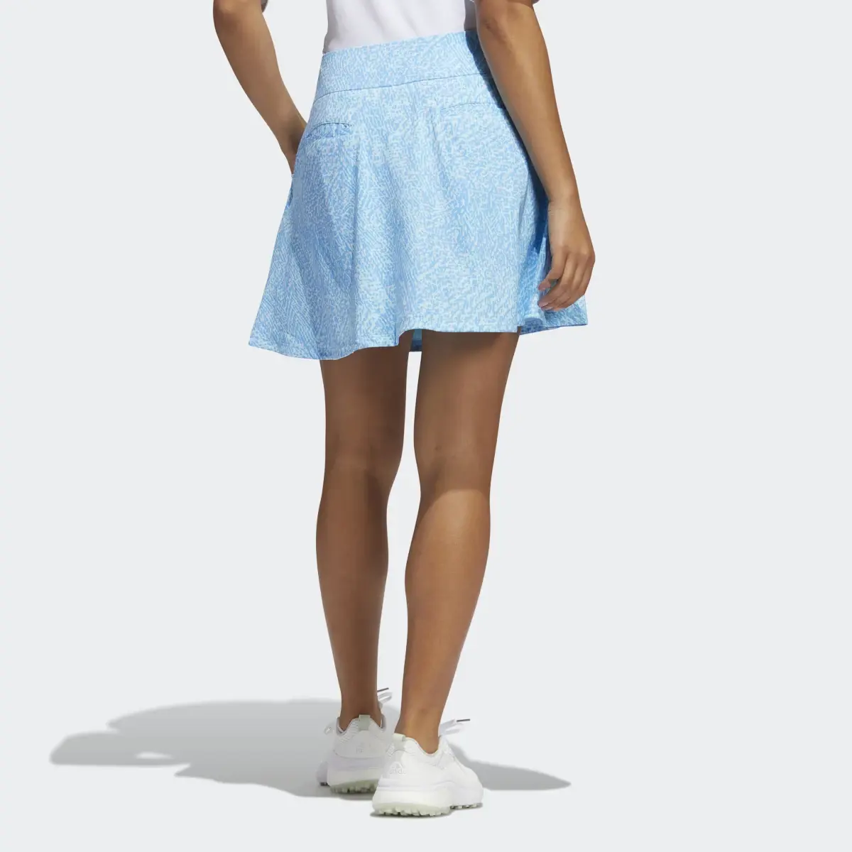 Adidas Printed Frill Golf Skirt. 2