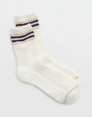 Everyday Striped Crew Socks