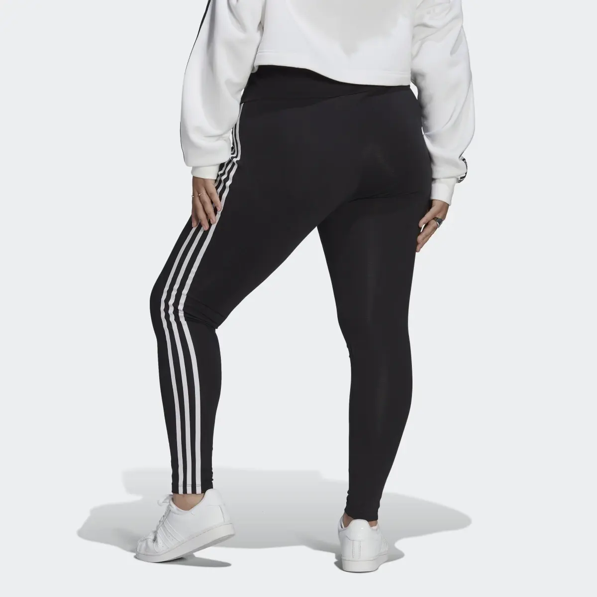 Adidas Adicolor Classics 3-Stripes Leggings (Plus Size). 2