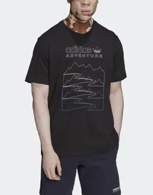 Adidas T-shirt adidas Adventure Mountain Front