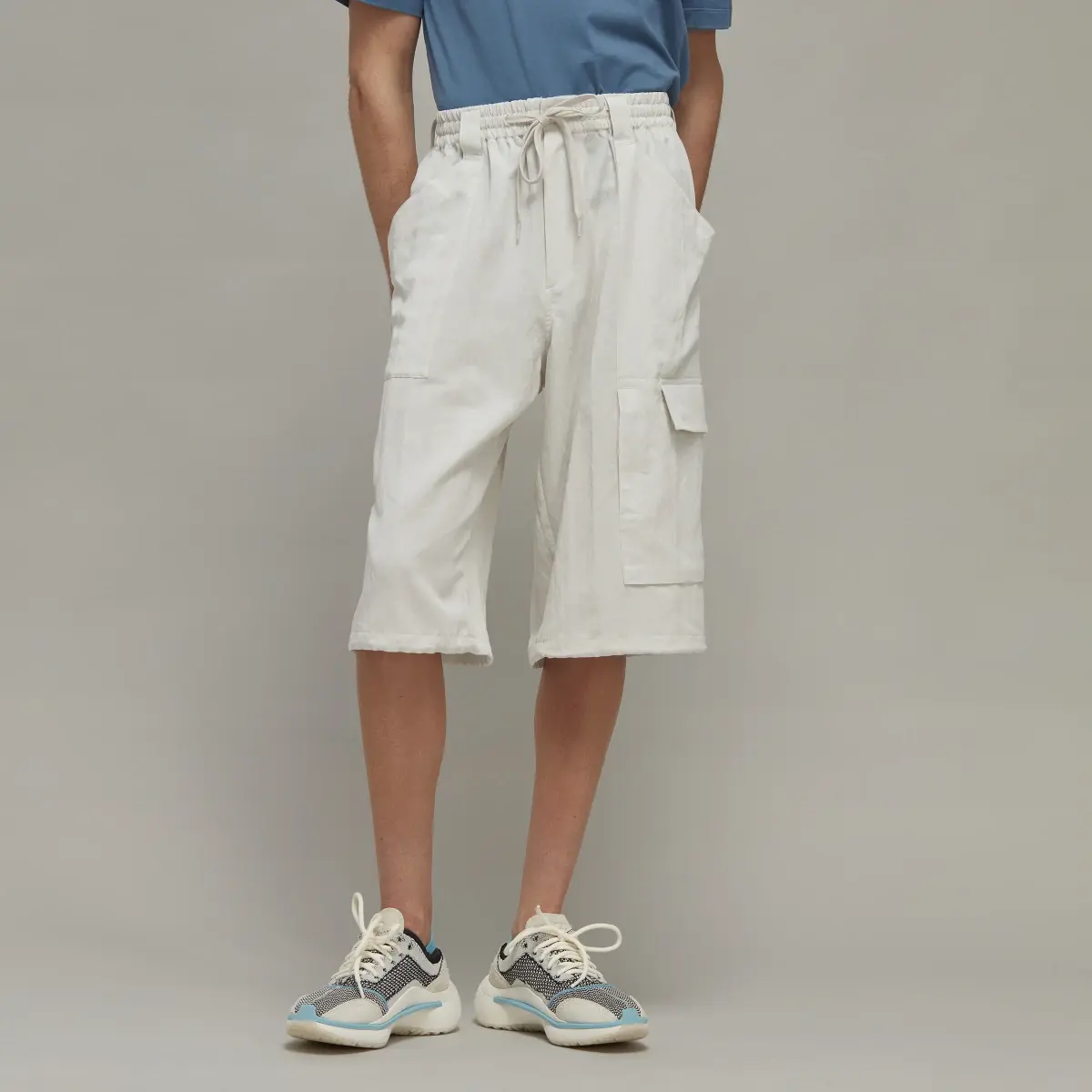 Adidas Y-3 Utility Cargo Woven Shorts. 1