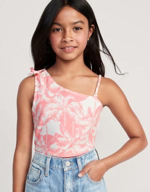 Old Navy Rib-Knit One-Shoulder Tank Top for Girls multi