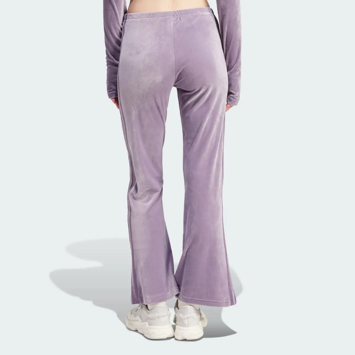 Adidas Crushed Velvet Flared Pants. 2