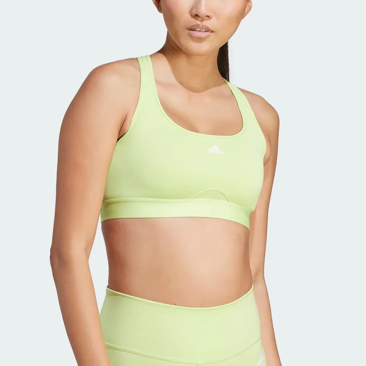 Adidas Powerreact Training Medium-Support Bra. 1