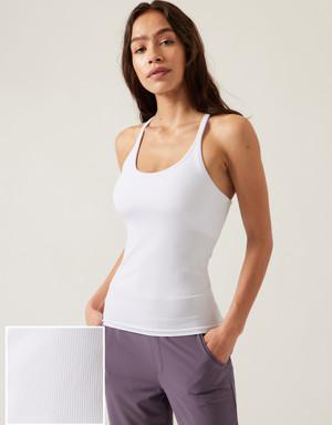 Renew Built-In Bra Tank D-DD white