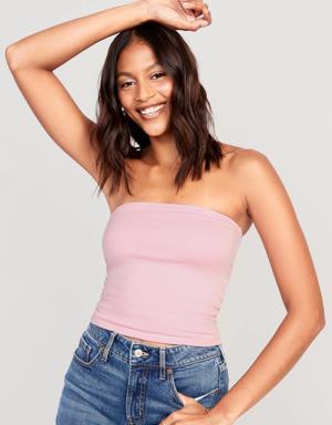 Old Navy Cropped Tube Top for Women pink