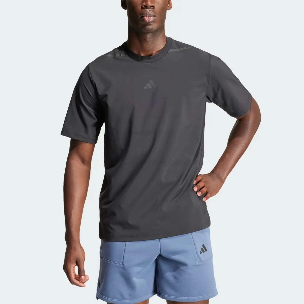 Adidas Playera Workout Pump Cover-Up. 1