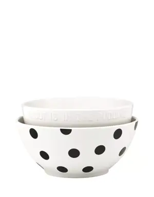 Deco Dot Set Of 2 Mixing Bowls