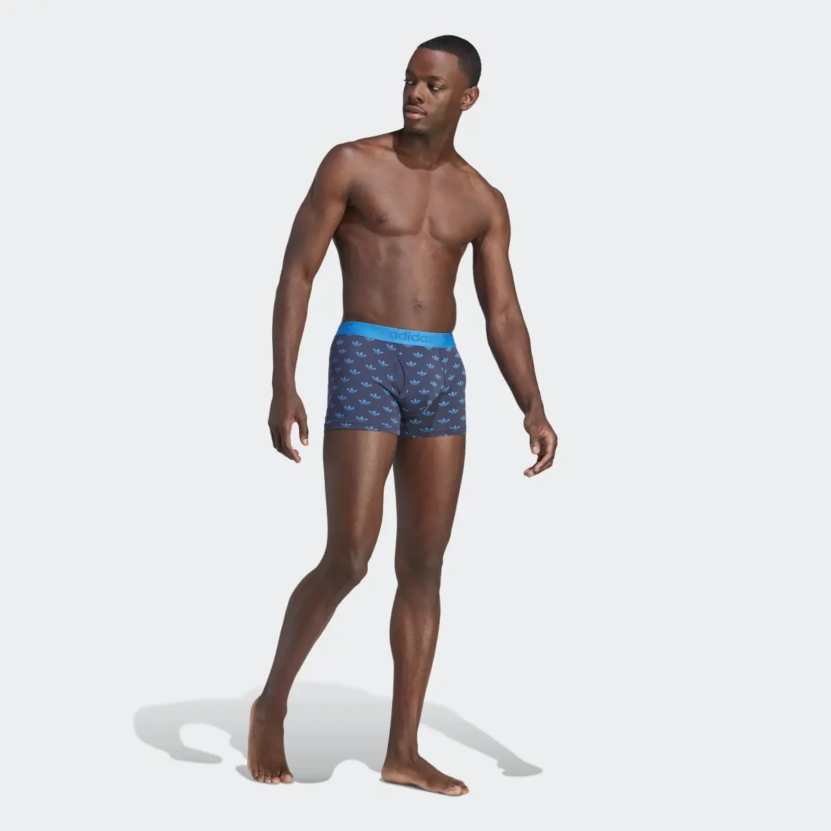 Adidas Comfort Flex Cotton Print Trunk Briefs. 3