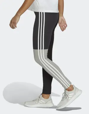 Essentials 3-Stripes Colorblock Cotton Leggings