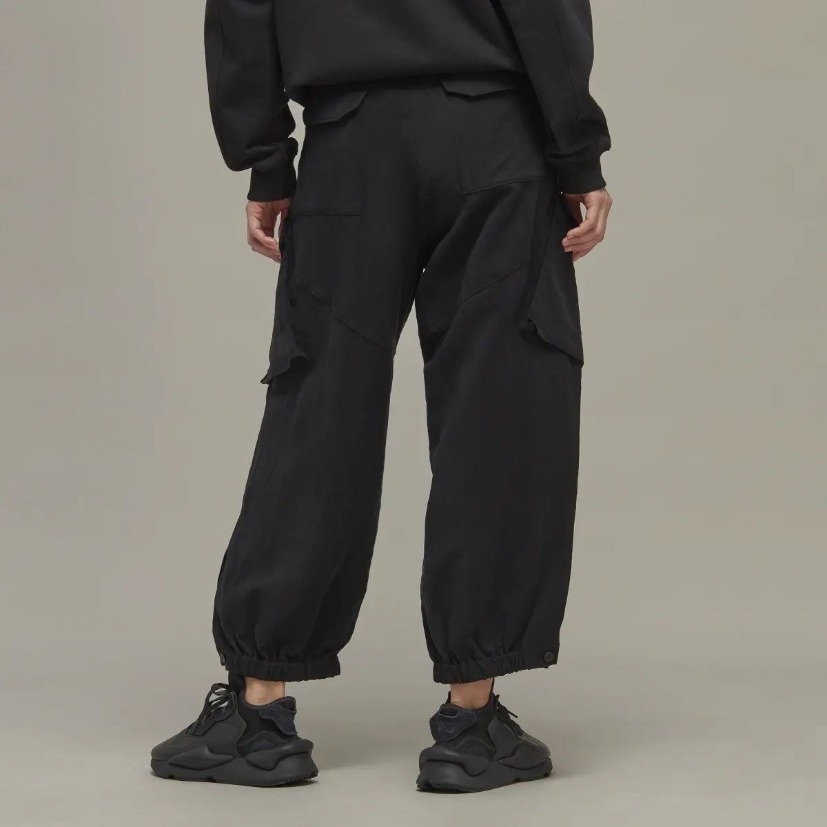 Adidas Y-3 Crinkle Twill Cargo Pants. 3