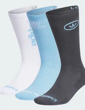 Adidas Originals Vista Sport 3-Pack Crew Socks