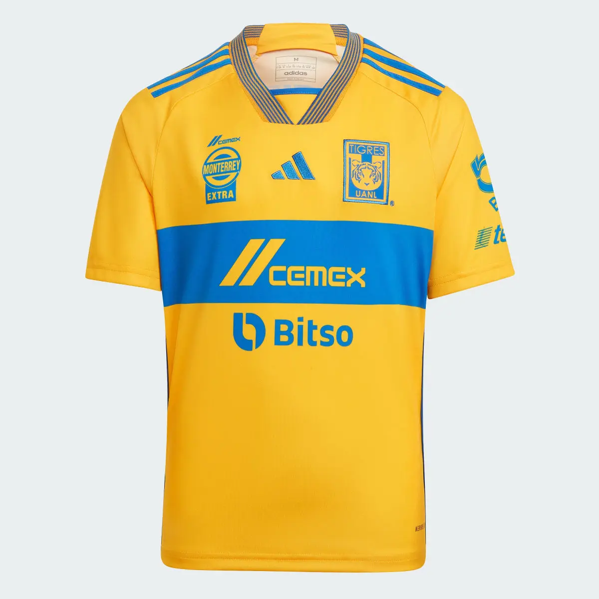 Adidas Jersey Uniforme Titular Tigres UANL 23/24 Niños. 1