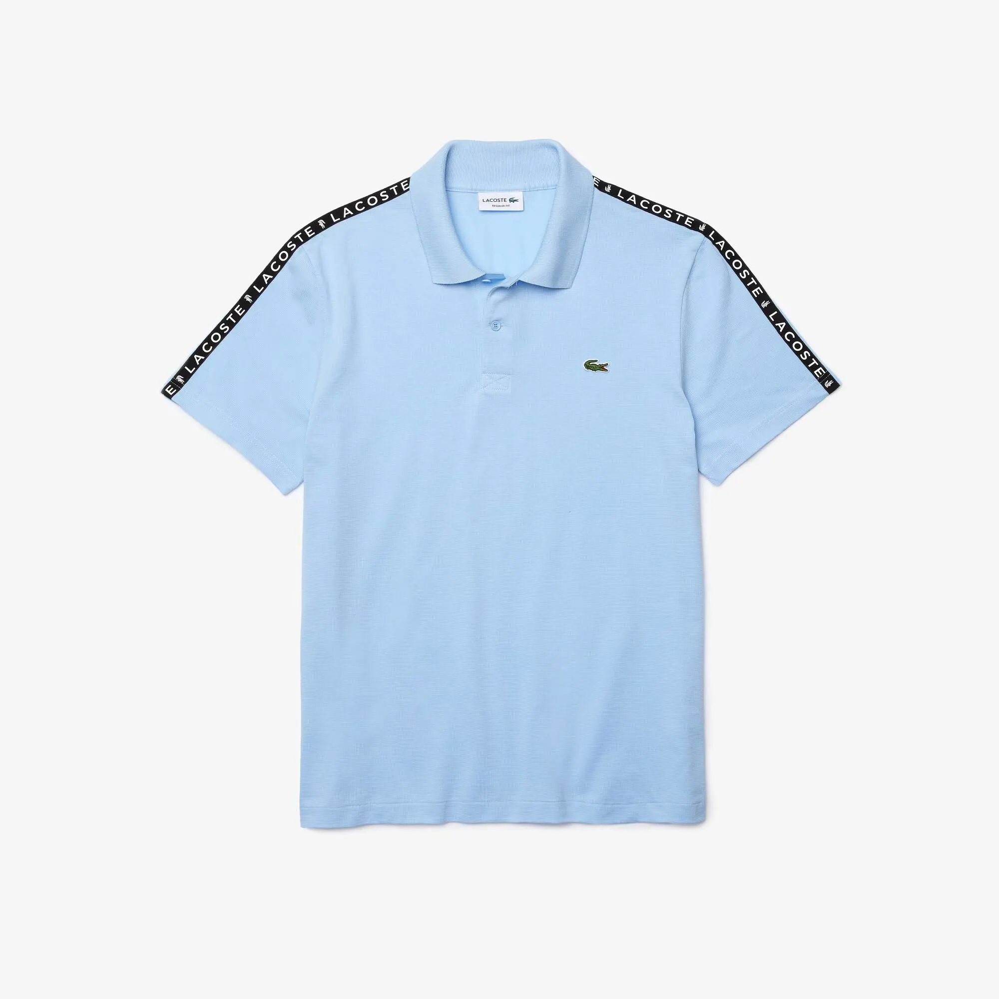 Lacoste Men's Lettered Band Ultra-Lightweight Cotton Polo. 2