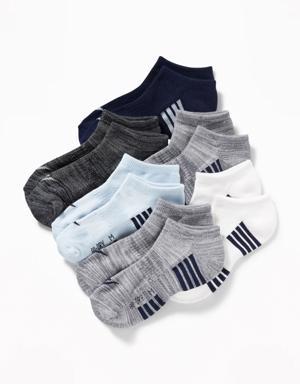 Go-Dry Ankle Socks 6-Pack for Boys gray
