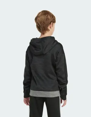 Long Sleeve "Game & Go" Mélange Hoodie