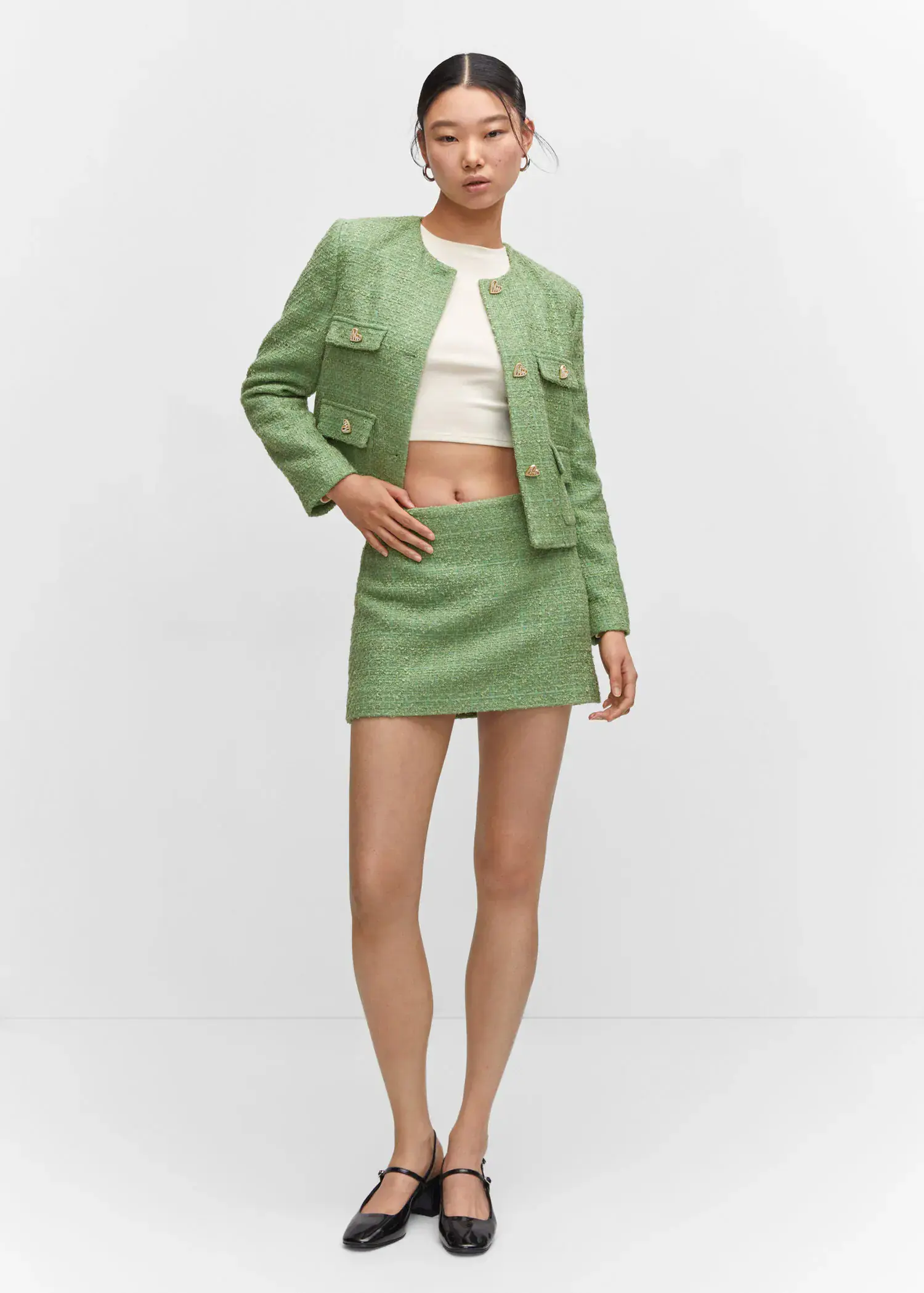 Mango Tweed miniskirt. 1