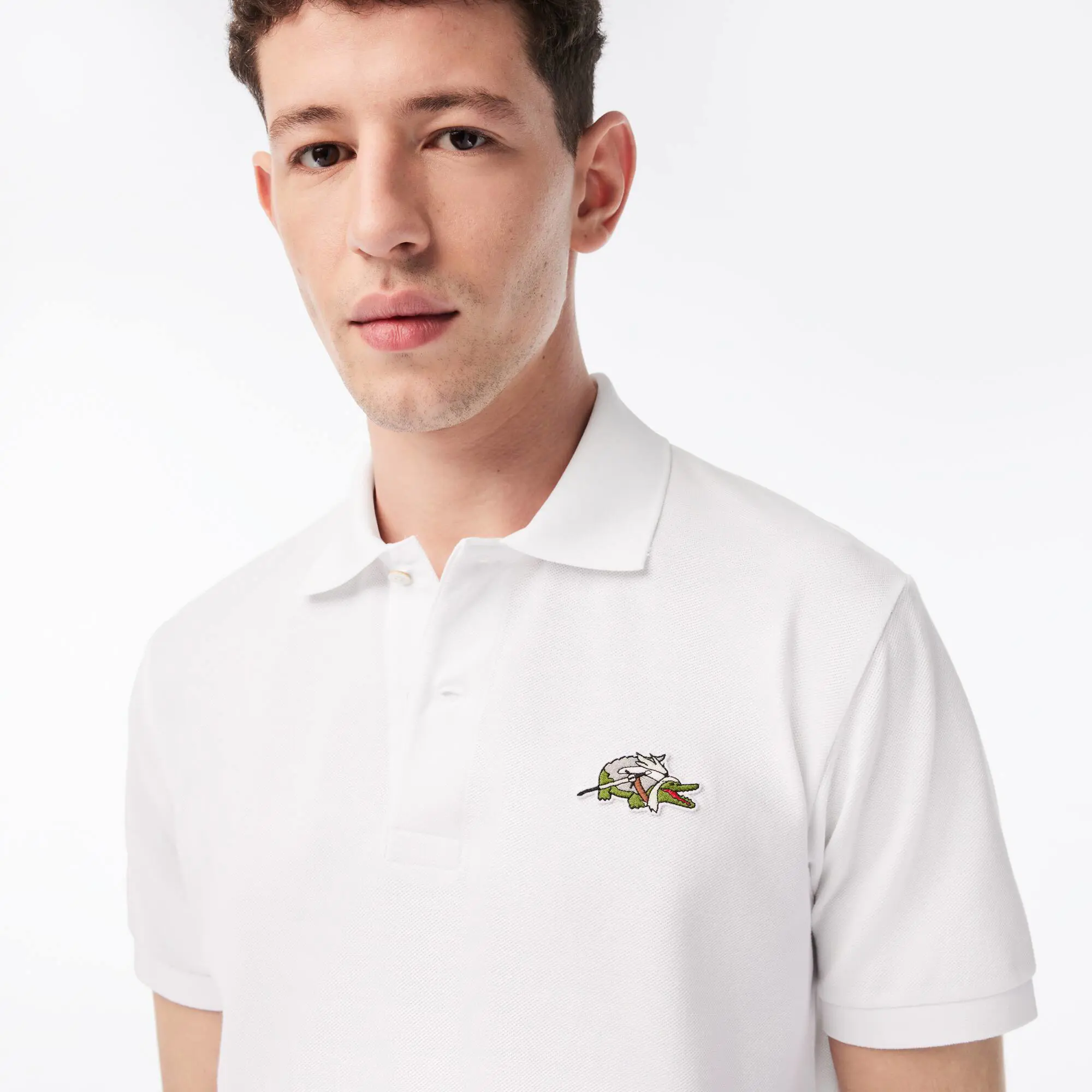 Lacoste Men’s Lacoste x Netflix Organic Cotton Polo Shirt. 1