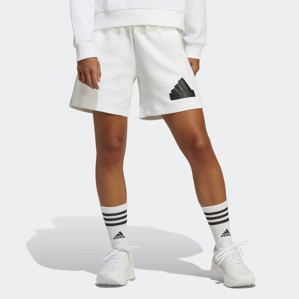 Adidas Future Icons Badge of Sport Shorts. 1