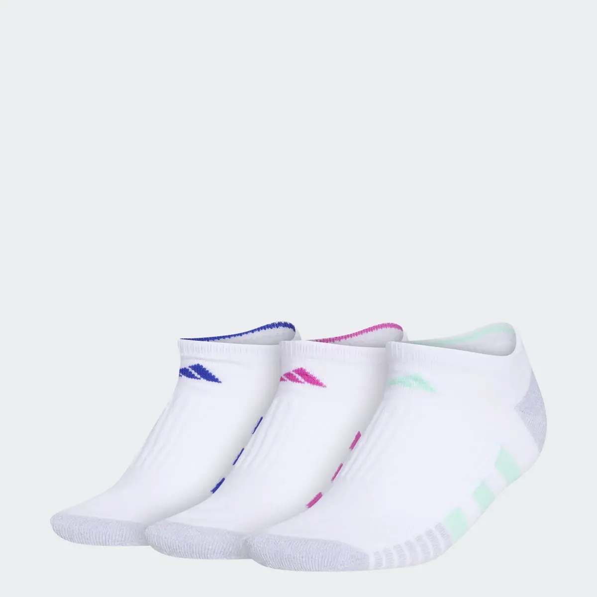 Adidas Cushioned 3 No-Show Socks 3 Pairs. 1