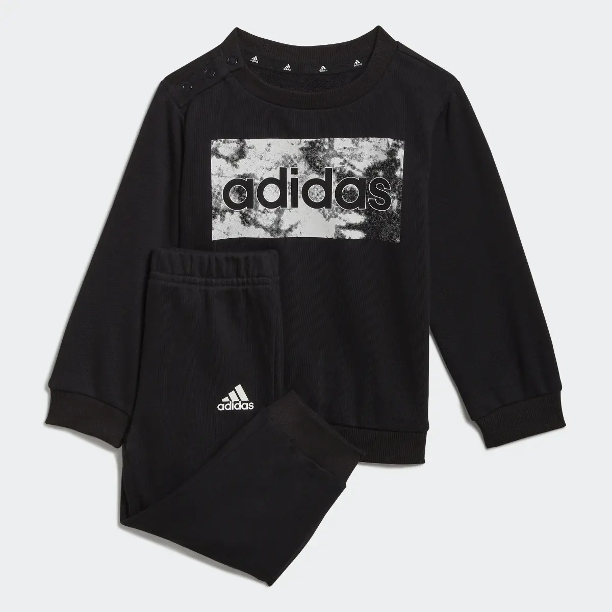 Adidas Essentials Sweatshirt und Hose Set. 2