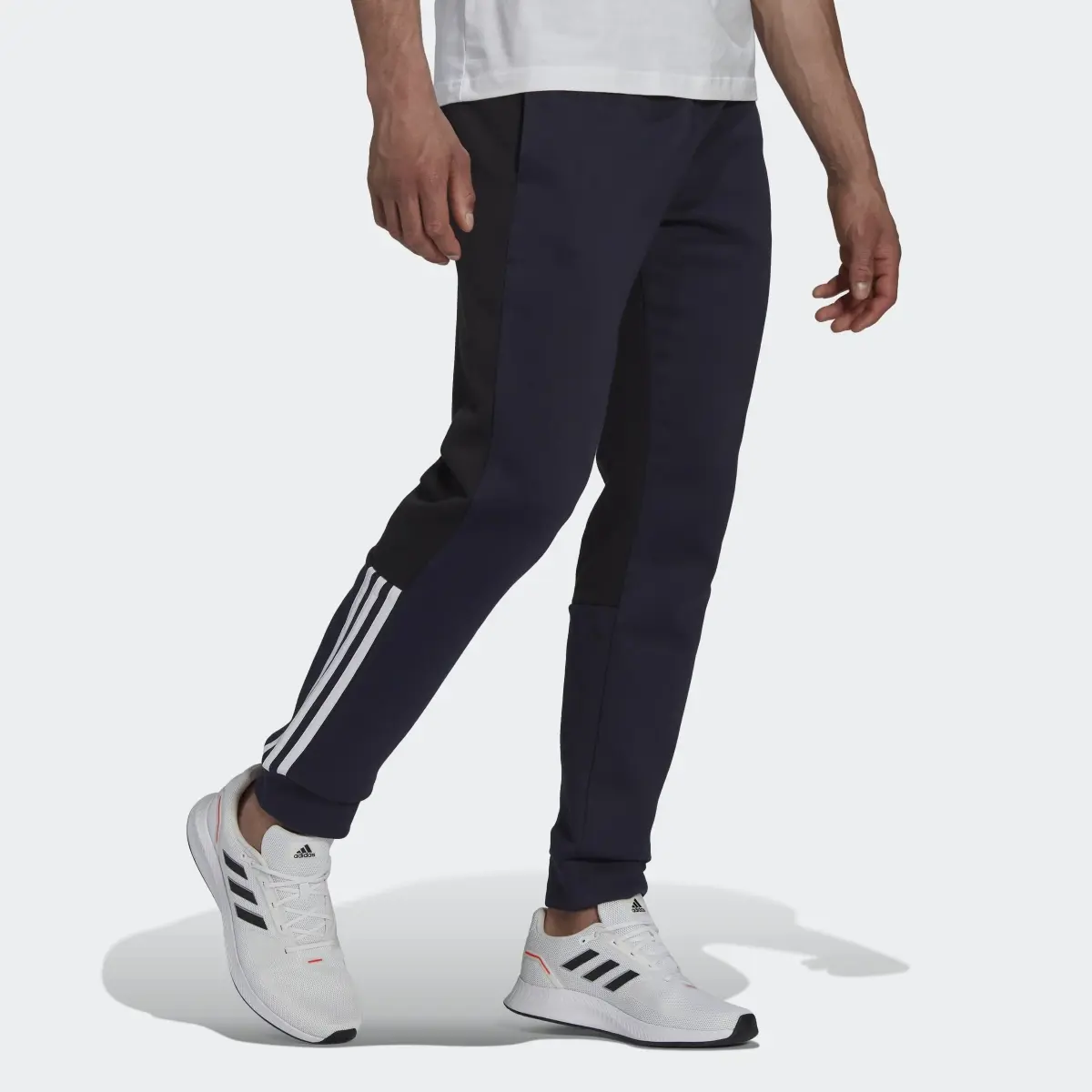 Adidas Pants de Felpa Essentials Colorblock. 3