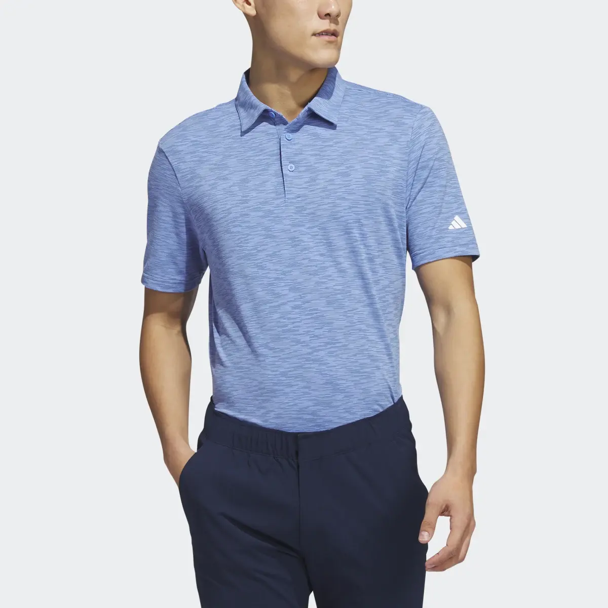 Adidas Space Dye Golf Polo Shirt. 1