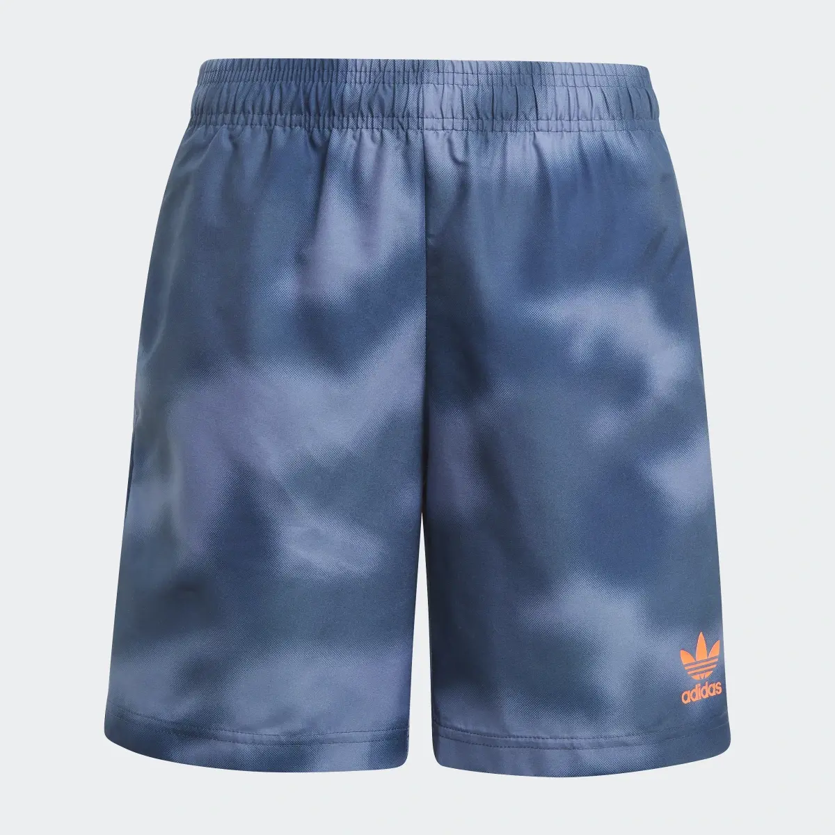 Adidas Allover Print Camo Swim Shorts. 1