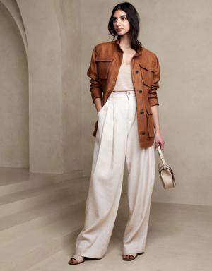 Arielle Linen Jacket brown
