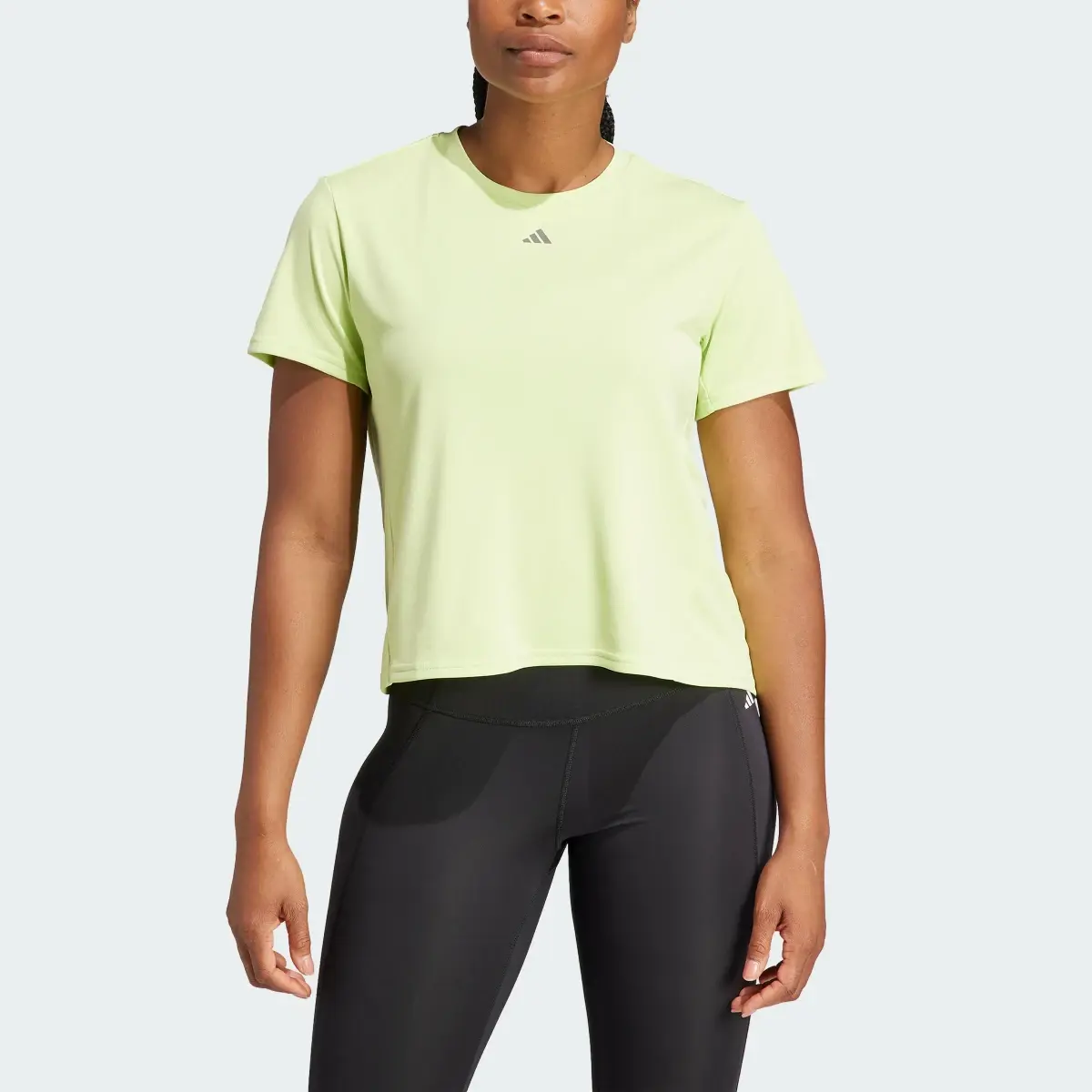 Adidas HIIT HEAT.RDY Sweat-Conceal Training Tee. 1