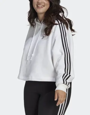 Adidas Adicolor Classics Crop Hoodie (Plus Size)