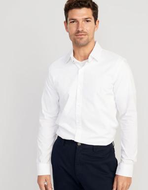Old Navy Slim-Fit Pro Signature Performance Dress Shirt for Men white