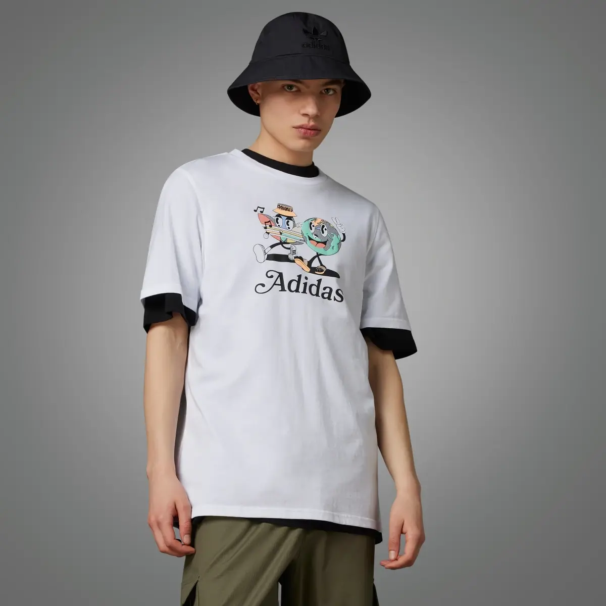 Adidas Enjoy Summer Graphic Tee. 1