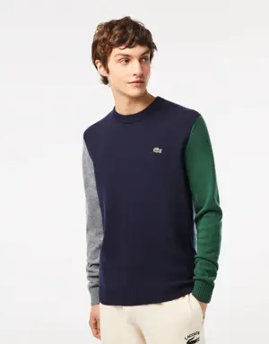 Men's Regular fit Colour-Block Sweater