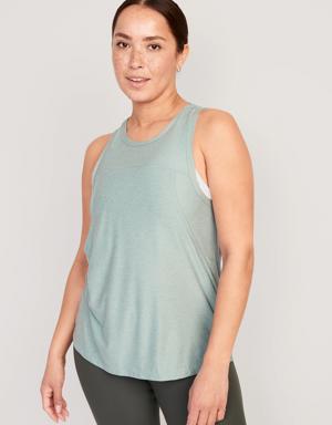 Old Navy Maternity Cloud 94 Soft Sleeveless Cutout T-Shirt blue