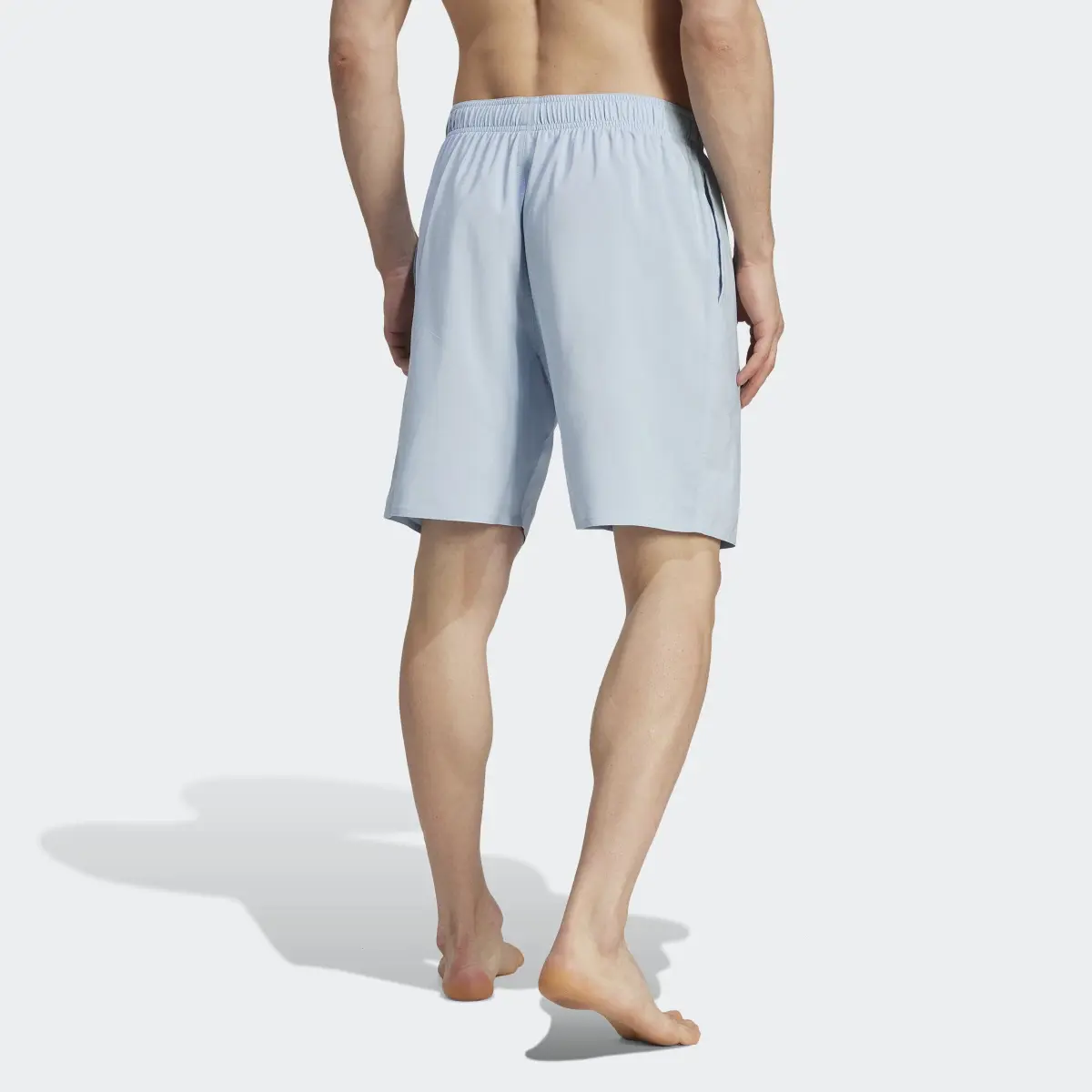 Adidas Solid CLX Classic-Length Swim Shorts. 2