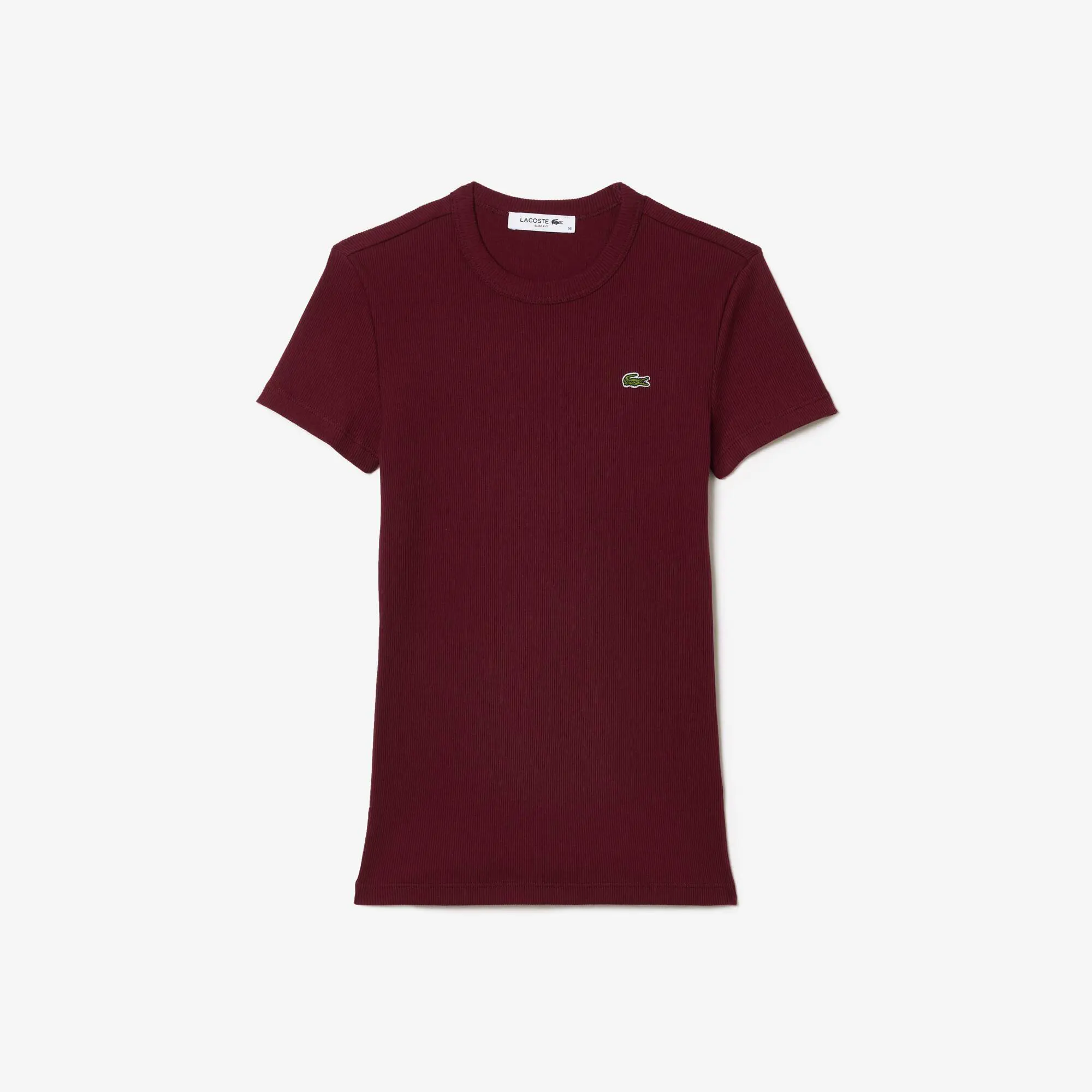 Lacoste Women’s Slim Fit Organic Cotton T-shirt. 2