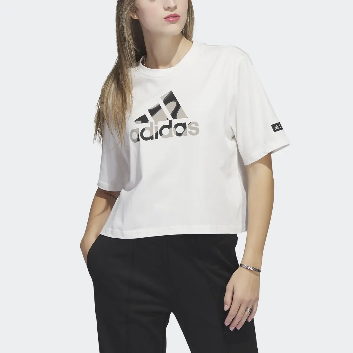 Adidas Marimekko Crop T-Shirt. 1