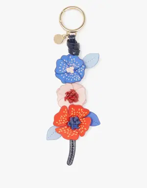 Dottie Bloom Embellished Key Fob