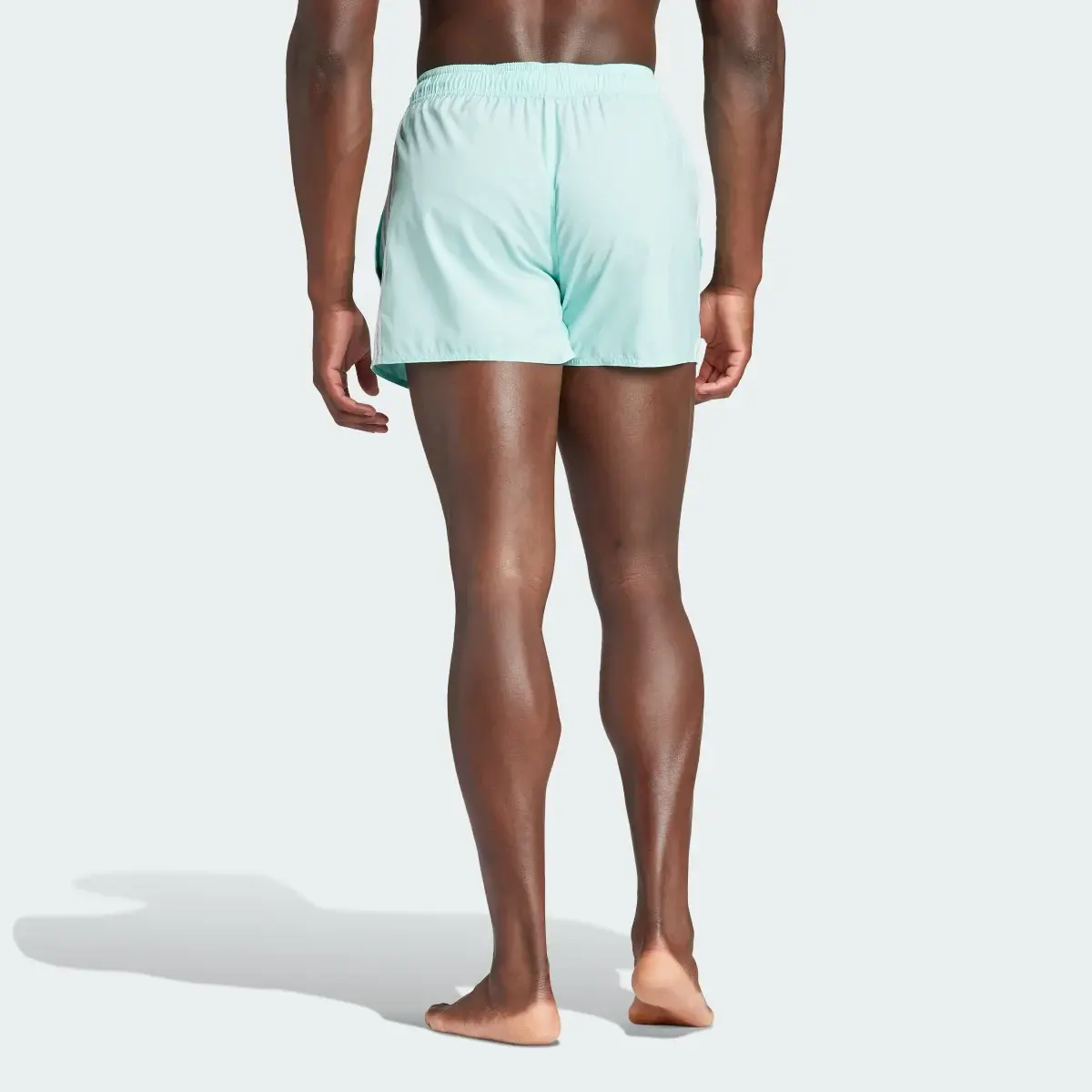 Adidas 3-Stripes CLX Swim Shorts. 2