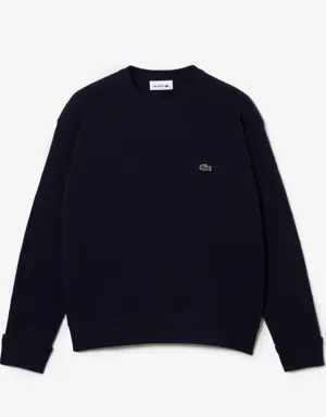 Lacoste Women's Lacoste Crew Neck Wool Sweater. 2 Lacoste Women's Lacoste Crew Neck Wool Sweater. 2