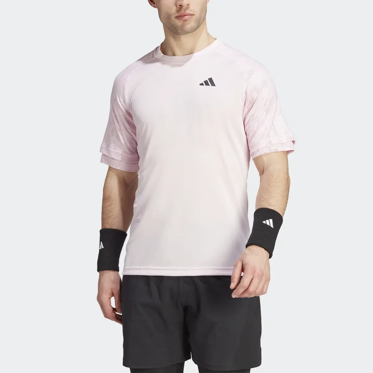 Adidas T-shirt da tennis Melbourne Ergo HEAT.RDY Raglan. 1