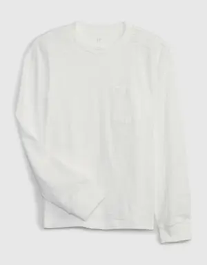 Boys Pocket T-Shirt white
