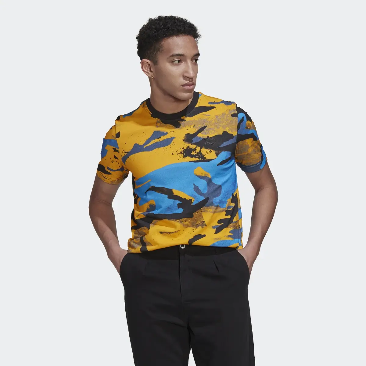 Adidas T-shirt Camo Series Allover Print. 2