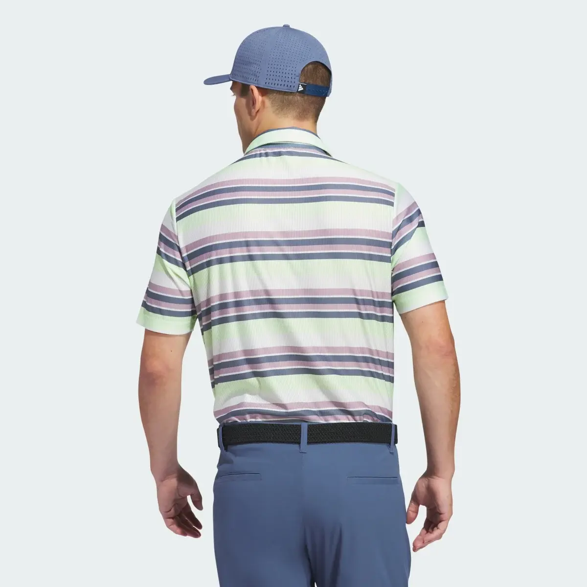 Adidas Ultimate365 HEAT.RDY Stripe Polo Shirt. 3