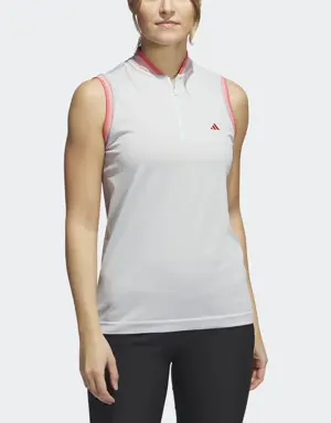 Adidas Ultimate365 Tour PRIMEKNIT Sleeveless Polo Shirt
