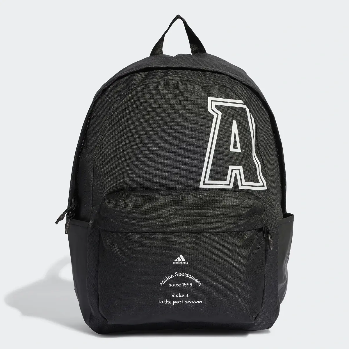 Adidas Classic Brand Love Initial Print Backpack. 2