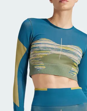 Adidas by Stella McCartney TrueStrength Seamless Yoga Long Sleeve Top. 3 Adidas by Stella McCartney TrueStrength Seamless Yoga Long Sleeve Top. 3