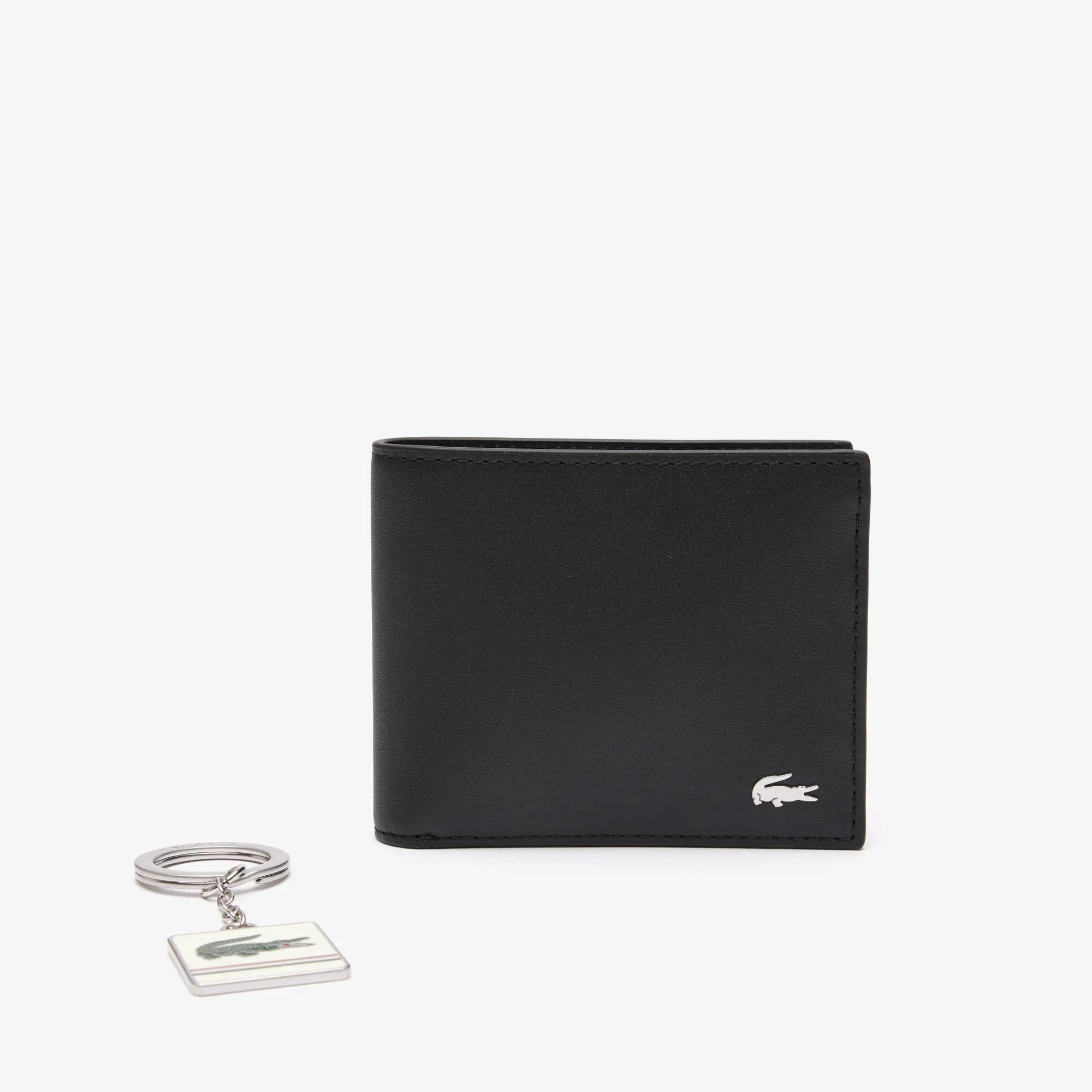 Lacoste Wallet and Key Chain Gift Set. 1